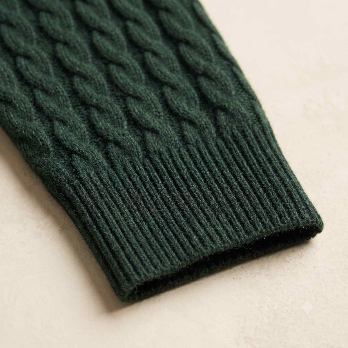 Cashmere Cable-Knit Sweater - Atlas Hand-Knitted