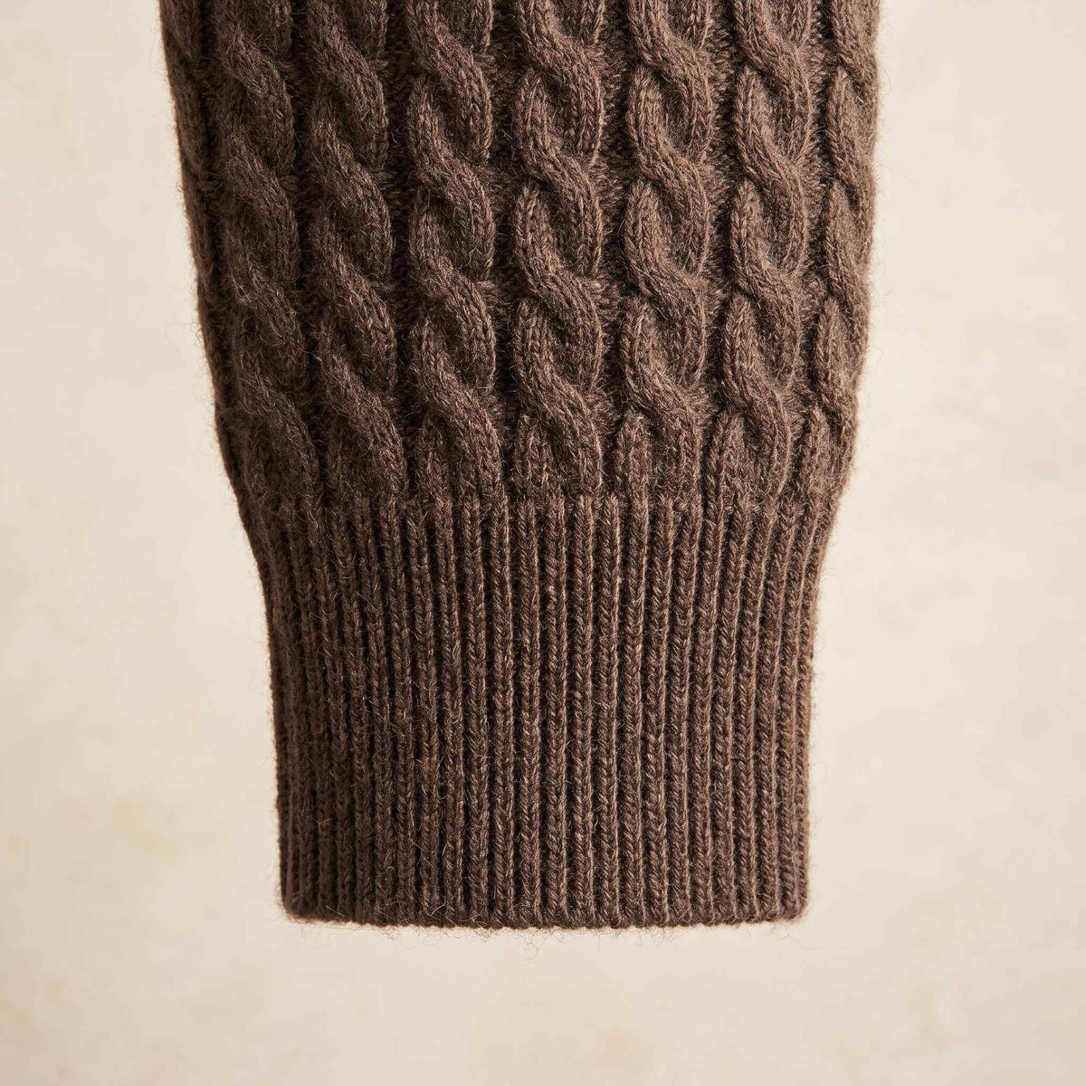 Cashmere Cable-Knit Sweater - Atlas Hand-Knitted