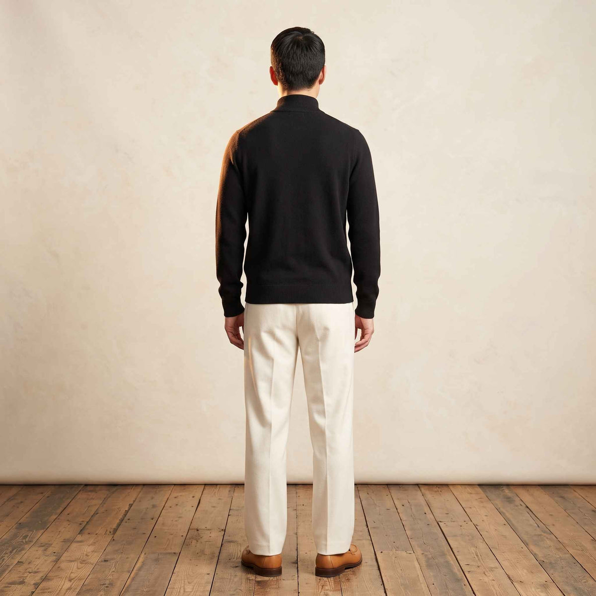 Men's Cashmere Half-Zip Sweater - Embrace