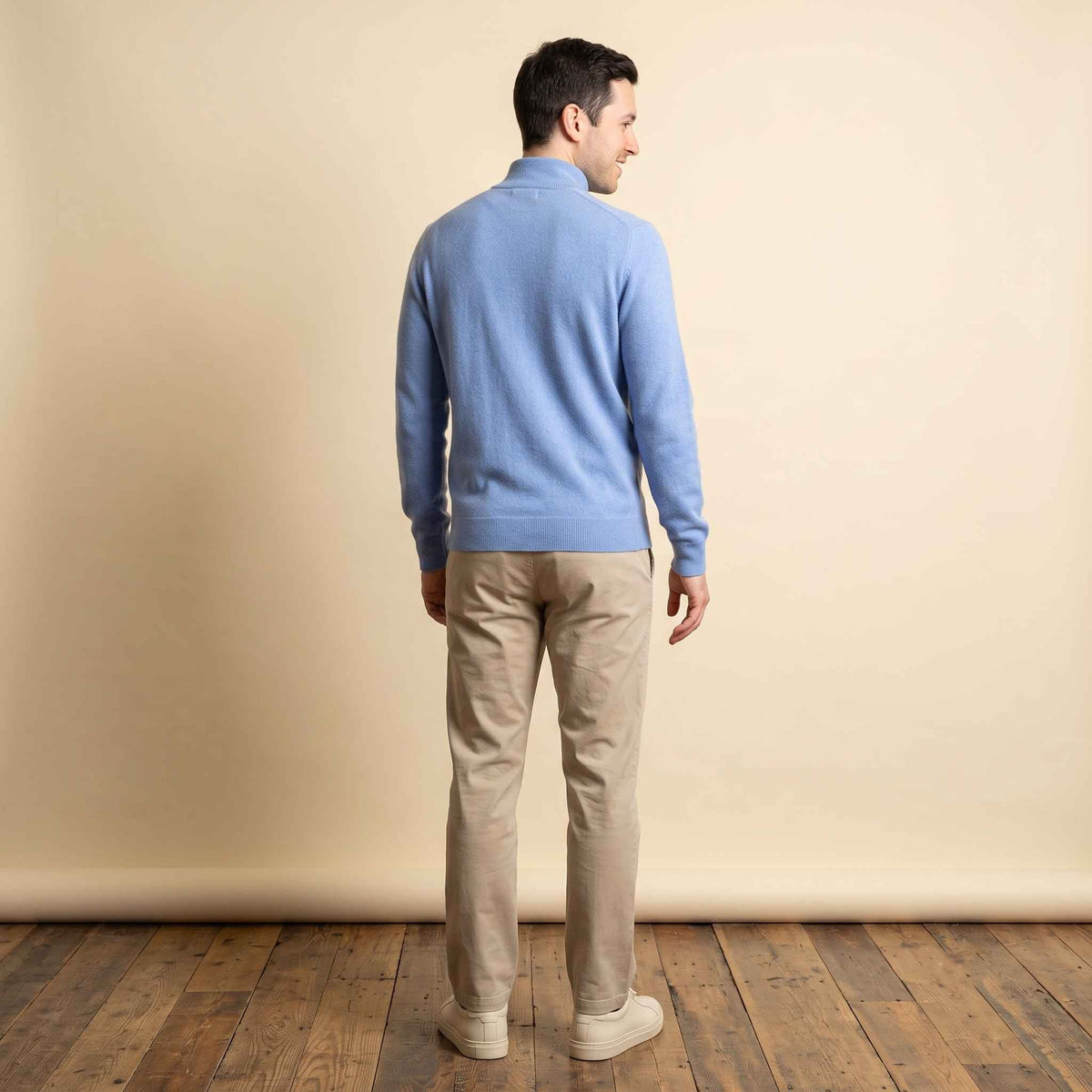 Men's Cashmere Half-Zip Sweater - Embrace
