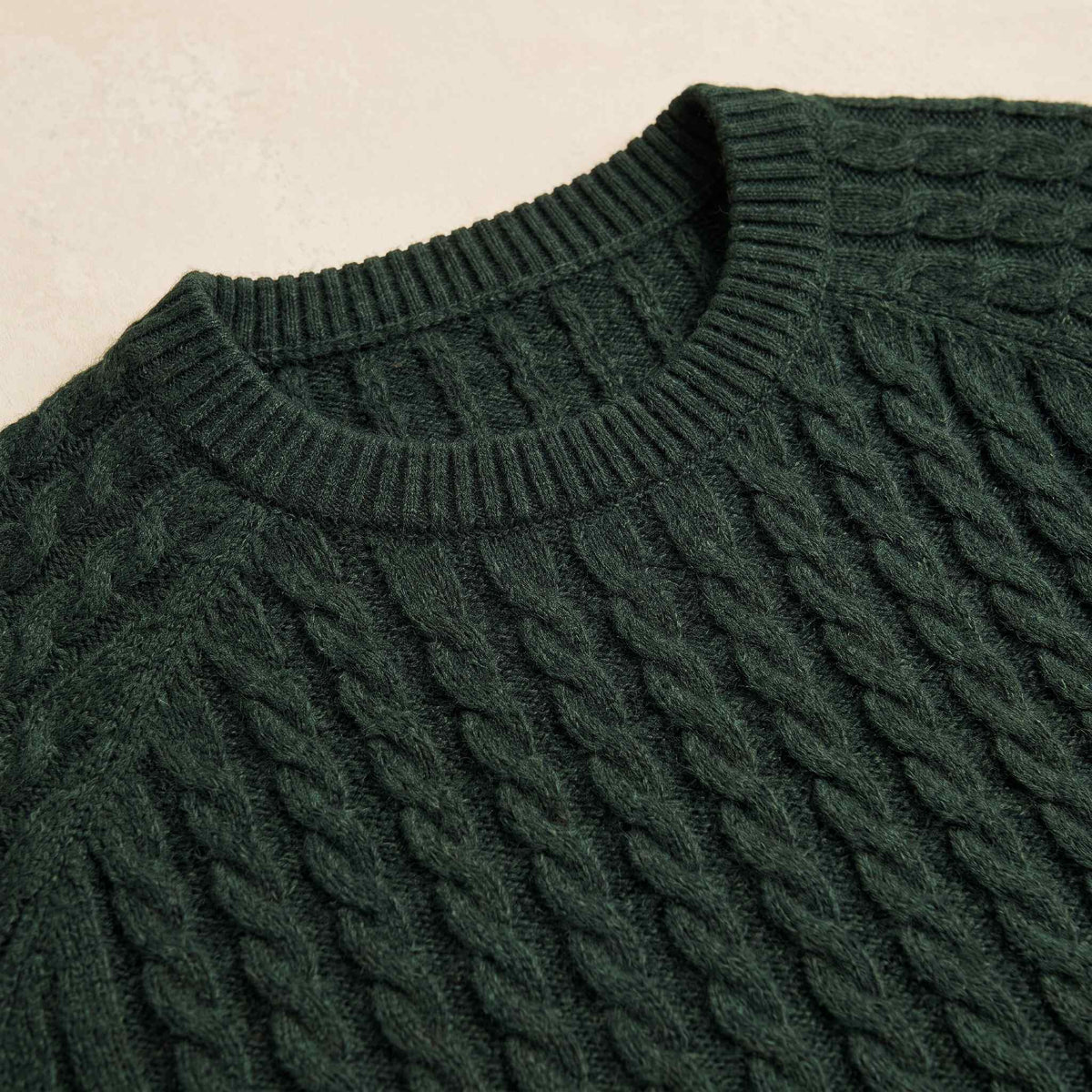 Cashmere Cable-Knit Sweater - Atlas Hand-Knitted