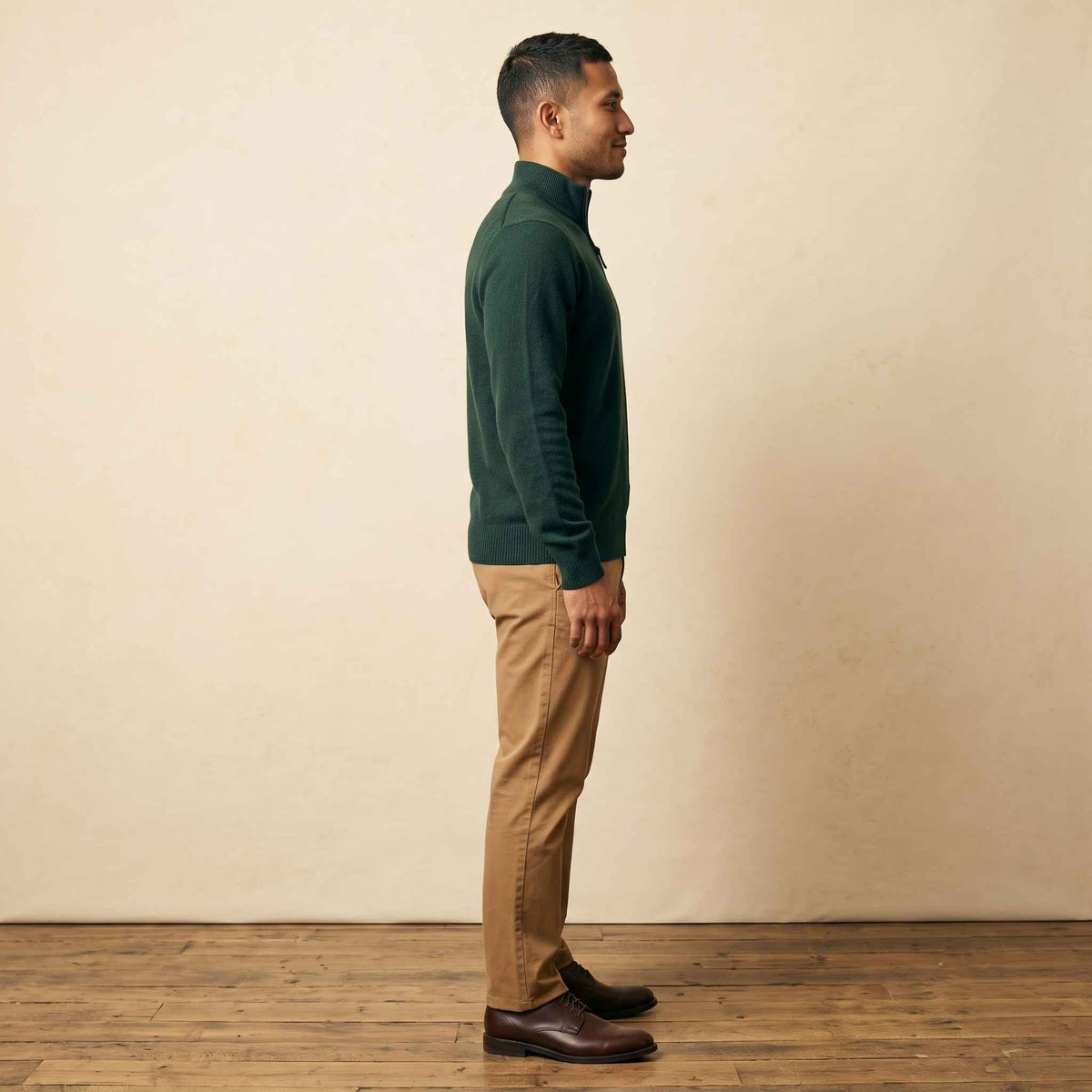 Men's Cashmere Half-Zip Sweater - Embrace