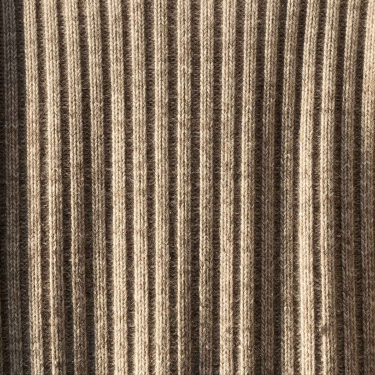 Men's Undyed Ribbed Cashmere Crewneck Sweater - Signature