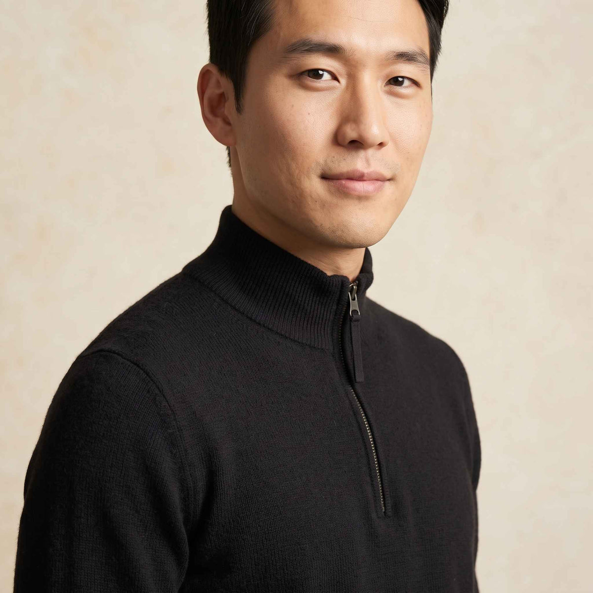 Men's Cashmere Half-Zip Sweater - Embrace