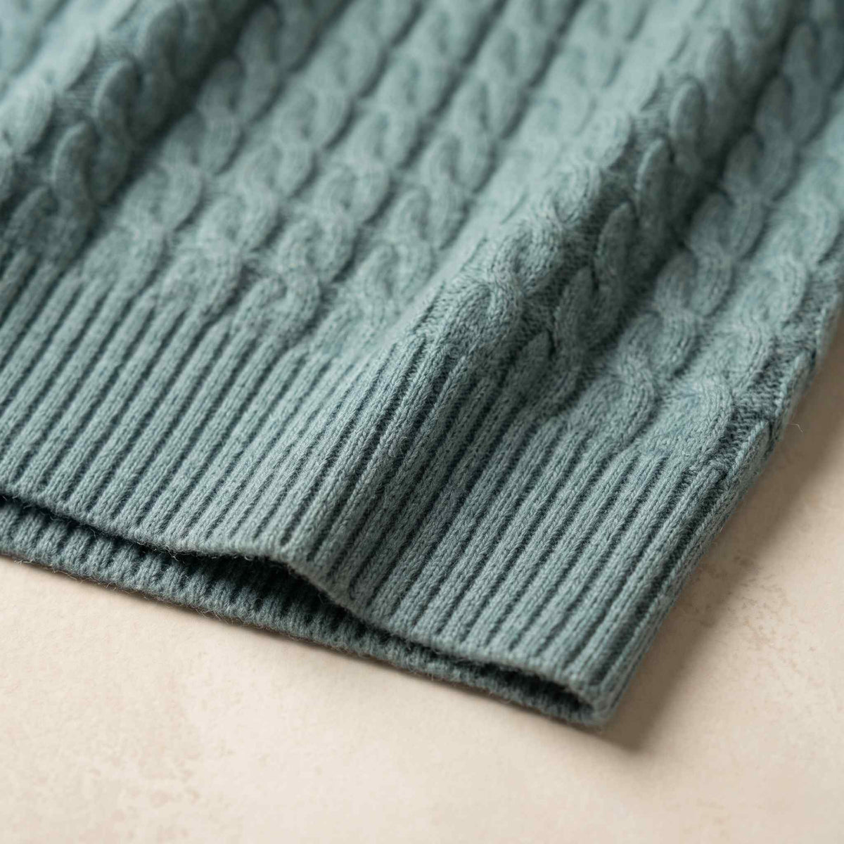 Cashmere Cable-Knit Sweater - Atlas Hand-Knitted