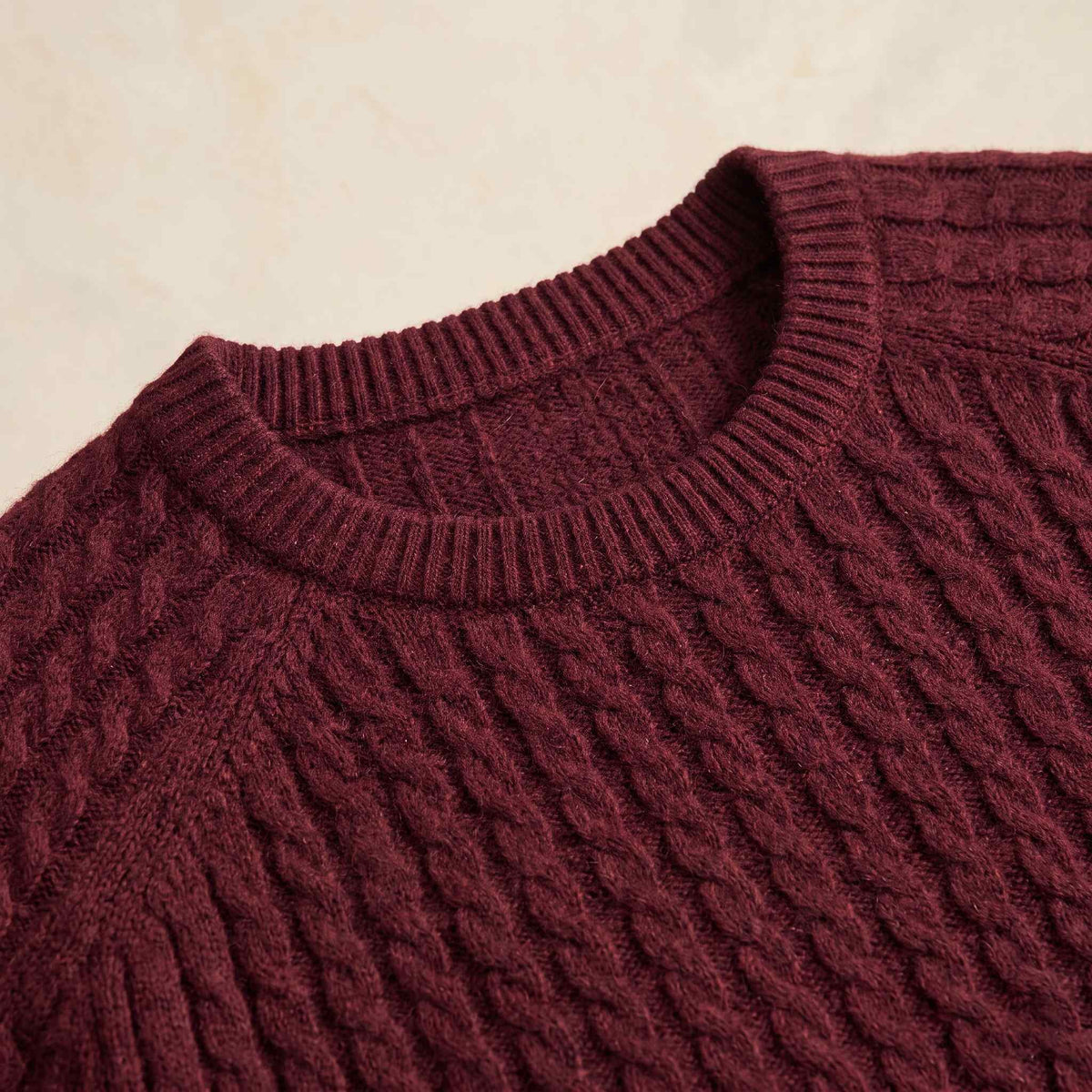 Cashmere Cable-Knit Sweater - Atlas Hand-Knitted