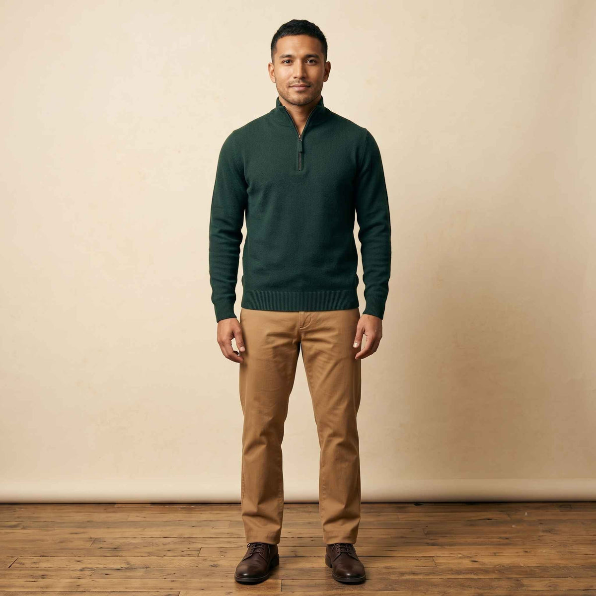 Men's Cashmere Half-Zip Sweater - Embrace