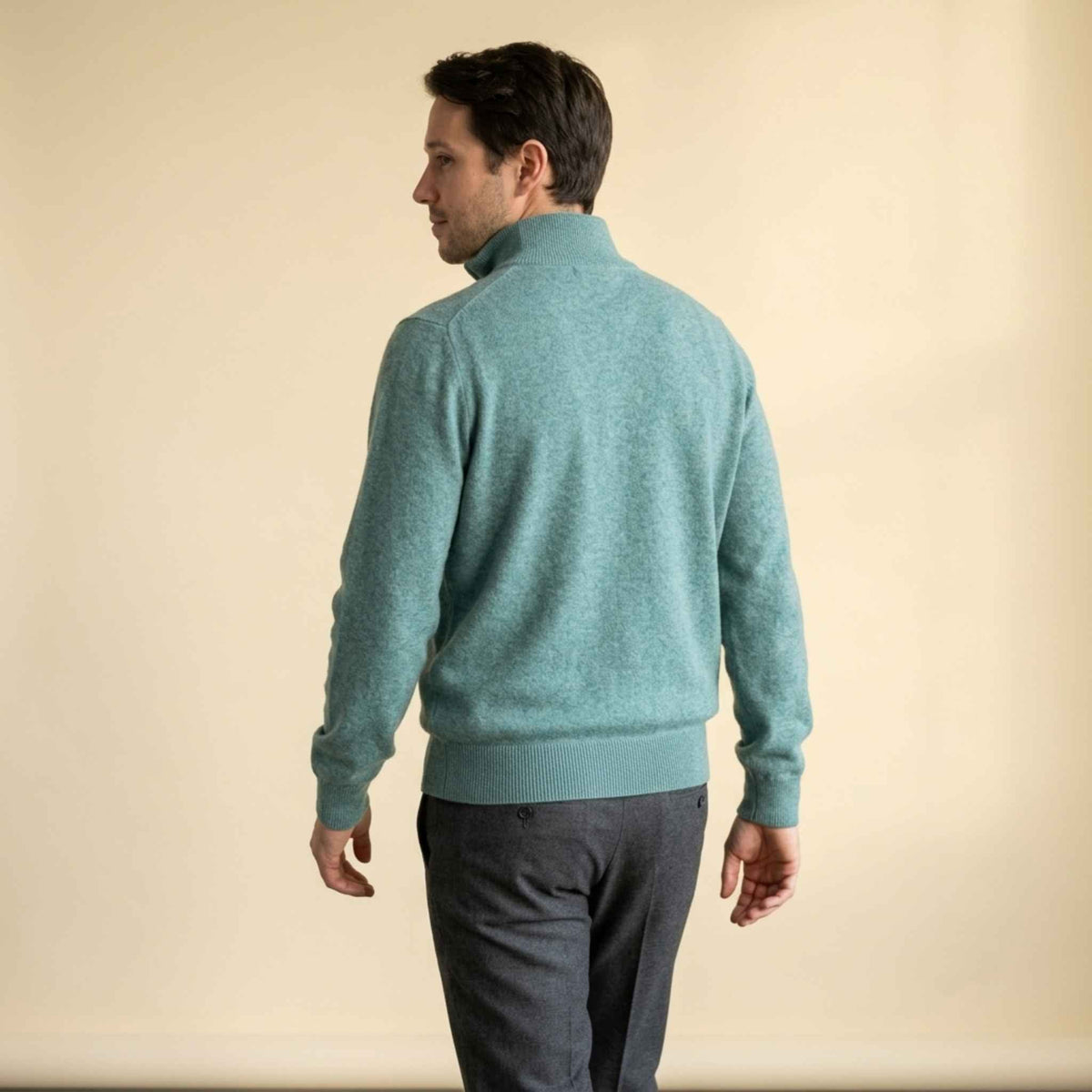 Men's Cashmere Half-Zip Sweater - Embrace