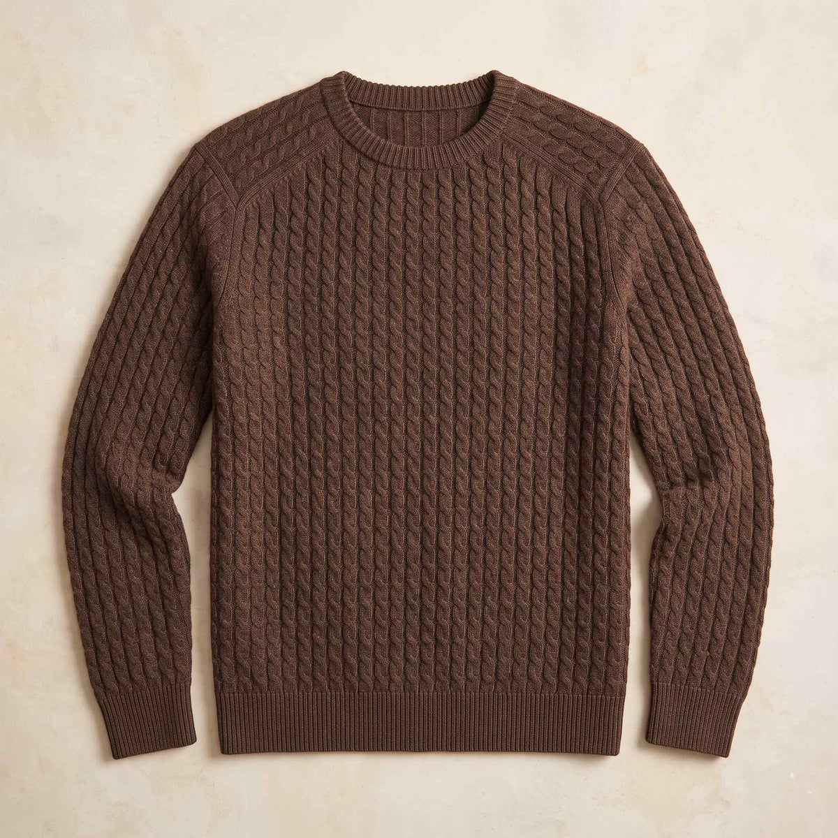 Cashmere Cable-Knit Sweater - Atlas Hand-Knitted
