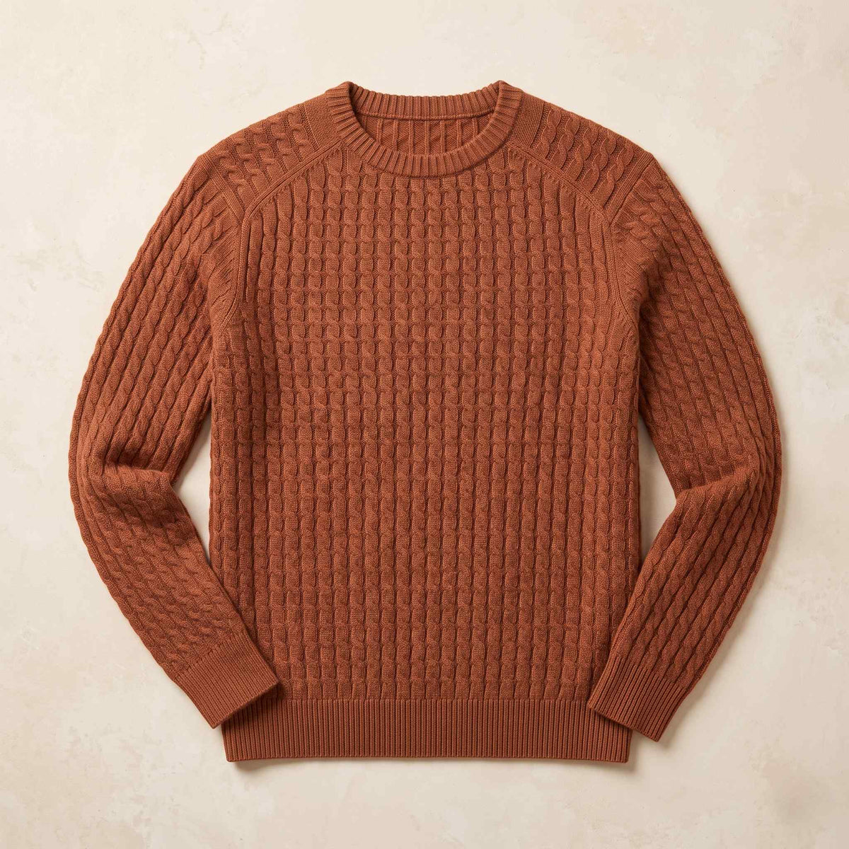 Cashmere Cable-Knit Sweater - Atlas Hand-Knitted