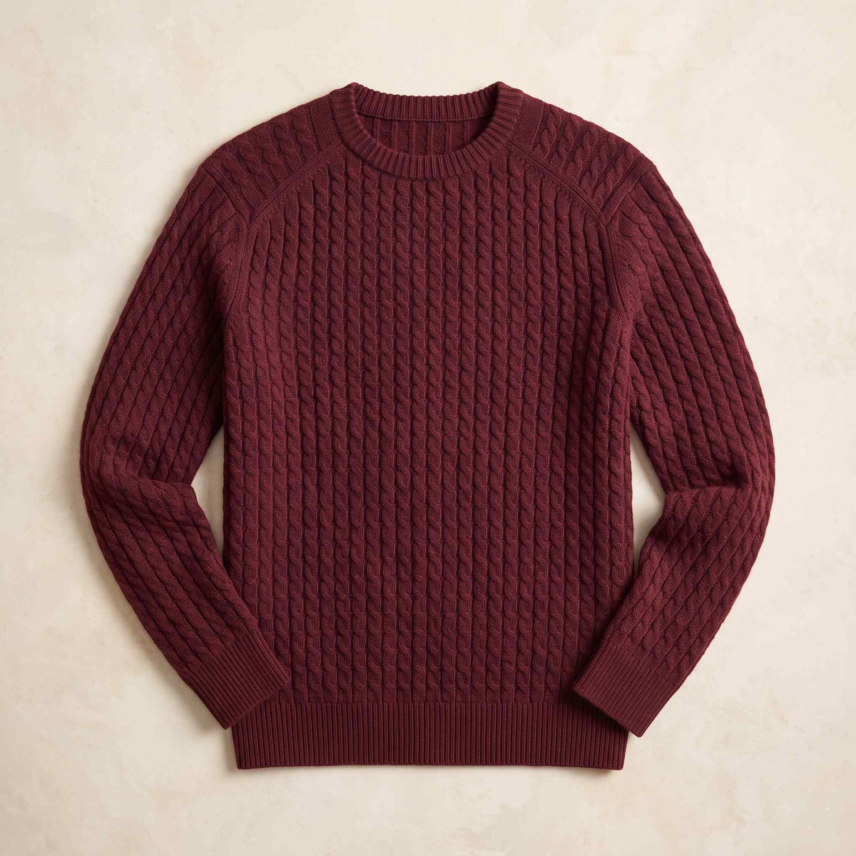 Cashmere Cable-Knit Sweater - Atlas Hand-Knitted