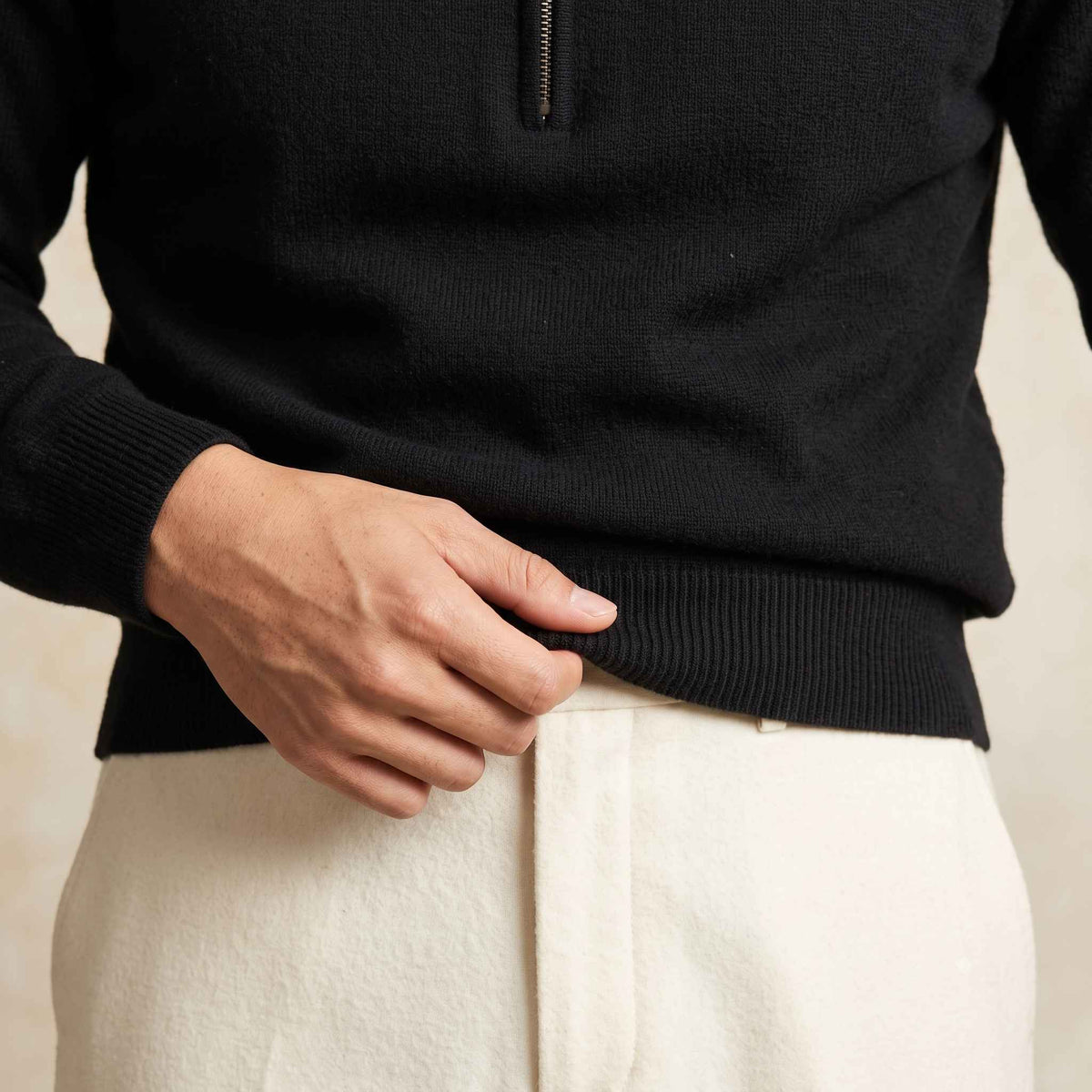 Men's Cashmere Half-Zip Sweater - Embrace