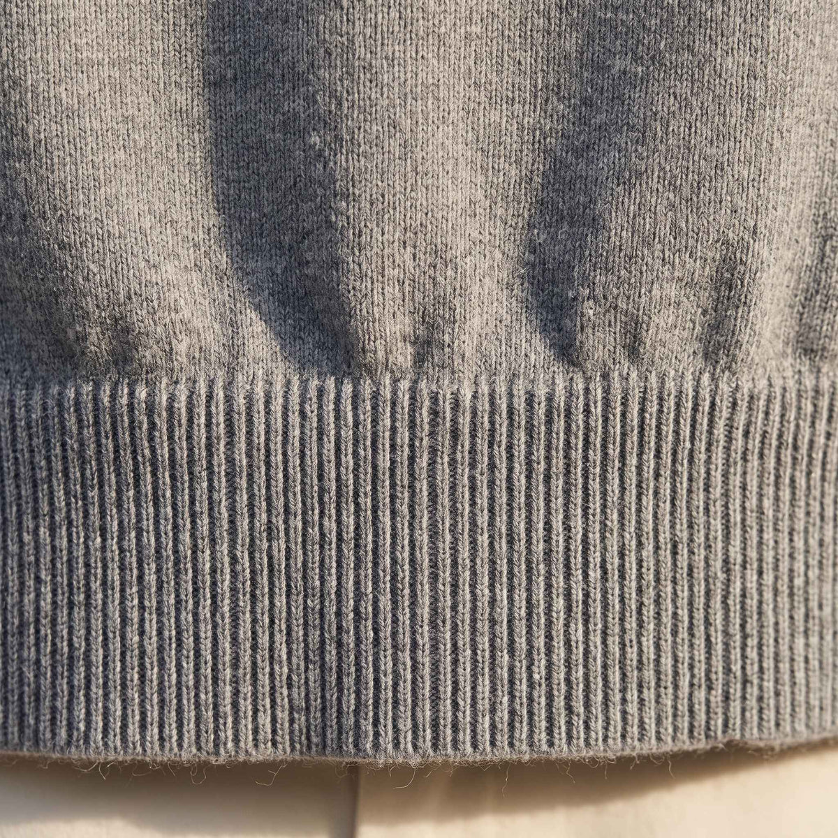 Men's Undyed Cashmere Quarter-Zip Sweater - Executive