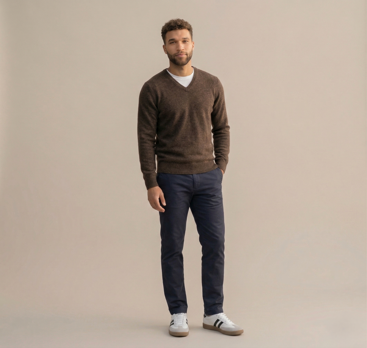 Men's Cashmere V-Neck Sweater - The Original