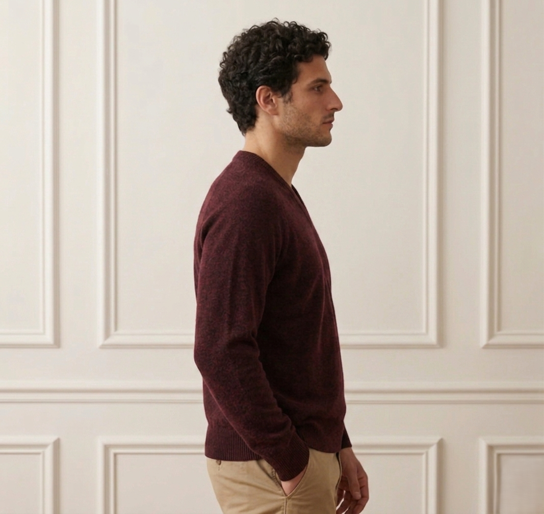 Men's Cashmere V-Neck Sweater - The Original
