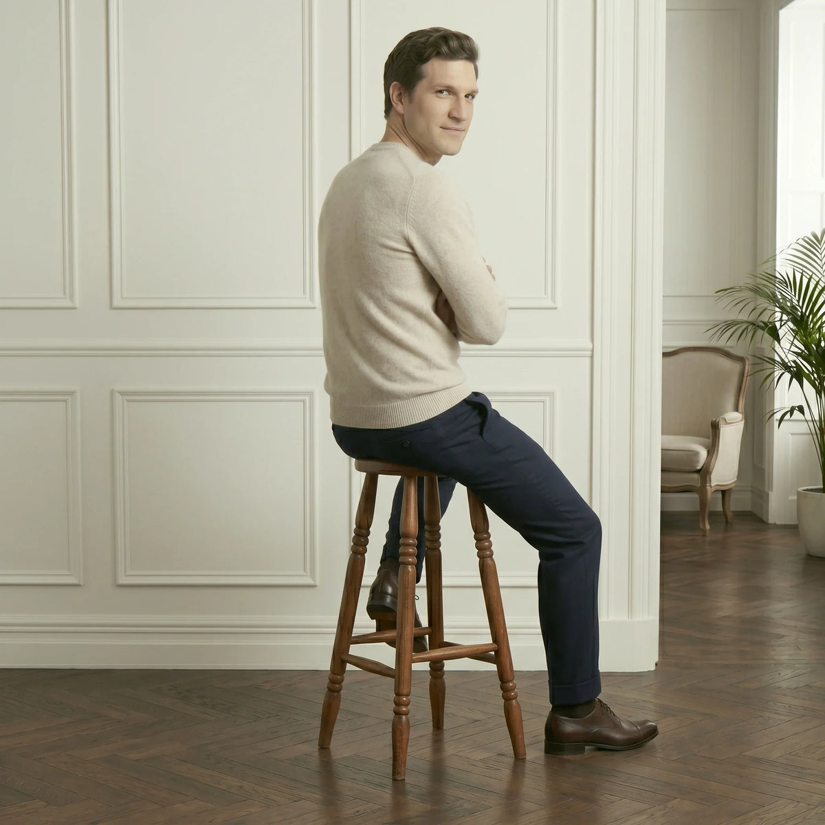 Men's Cashmere Crewneck Sweater - The Original